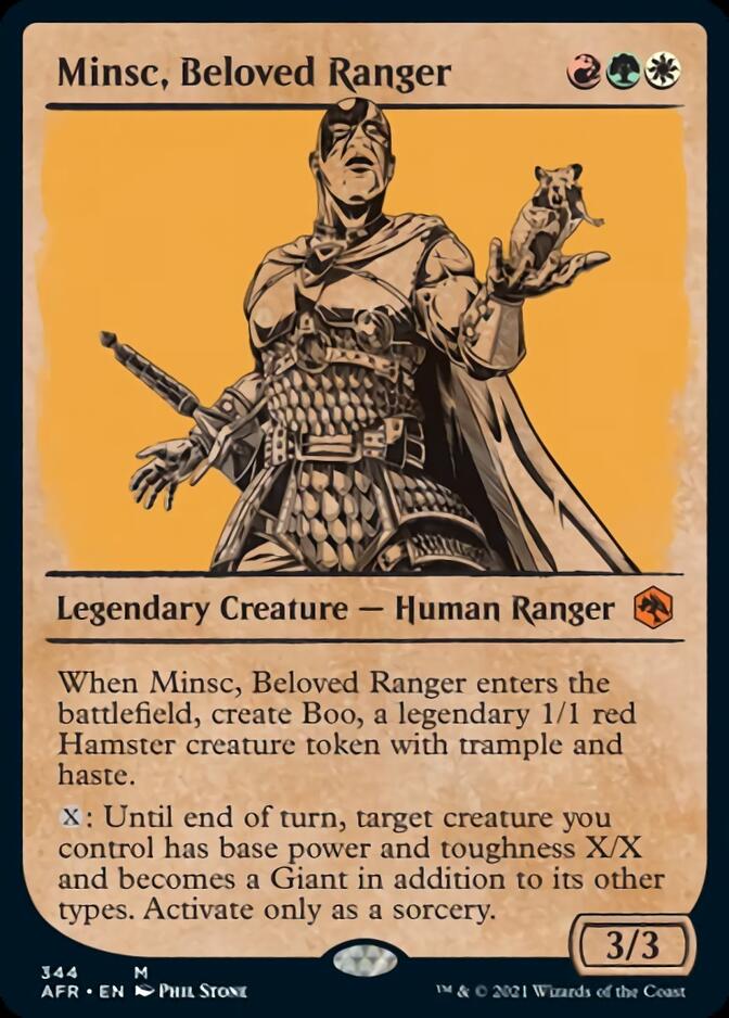 Minsc, Beloved Ranger (Showcase) [Dungeons & Dragons: Adventures in the Forgotten Realms] | Yard's Games Ltd