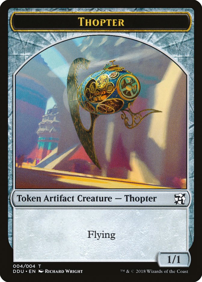 Thopter Token (004/004) [Duel Decks: Elves vs. Inventors Tokens] | Yard's Games Ltd