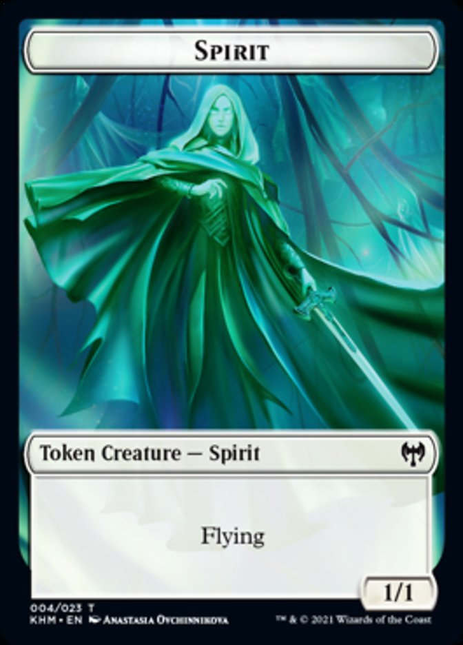 Spirit Token [Kaldheim Tokens] | Yard's Games Ltd