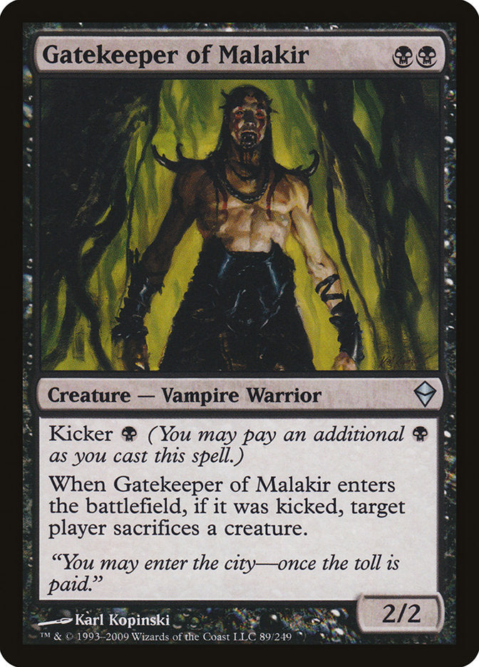 Gatekeeper of Malakir [Zendikar] | Yard's Games Ltd