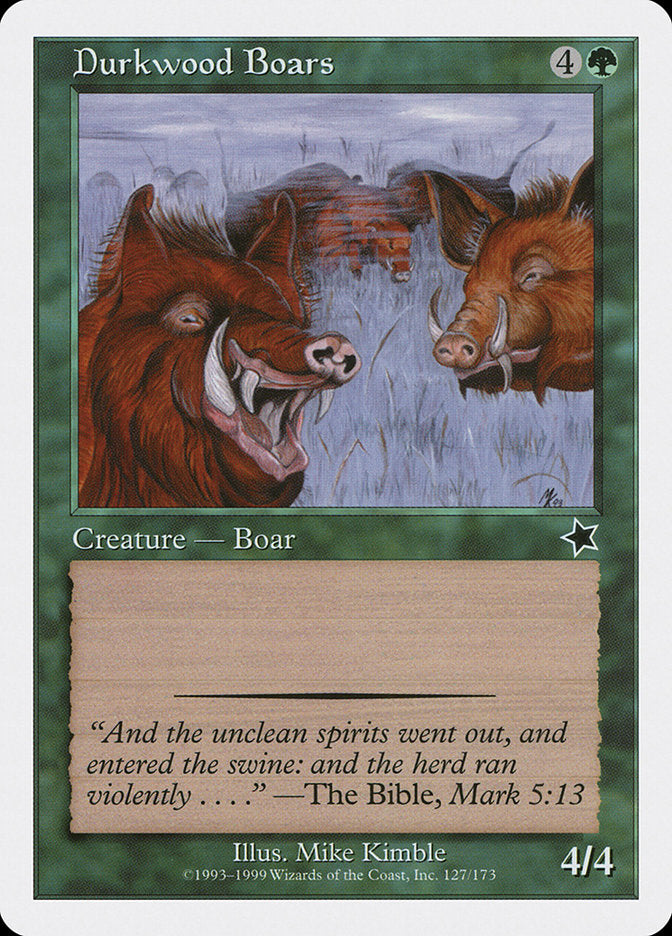 Durkwood Boars [Starter 1999] | Yard's Games Ltd