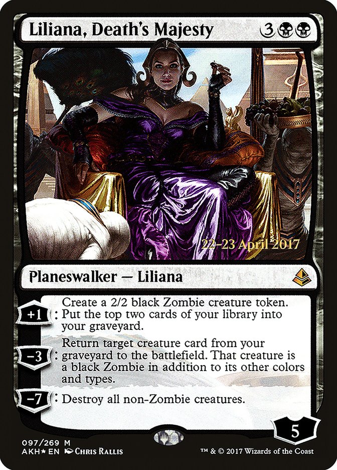 Liliana, Death's Majesty [Amonkhet Prerelease Promos] | Yard's Games Ltd