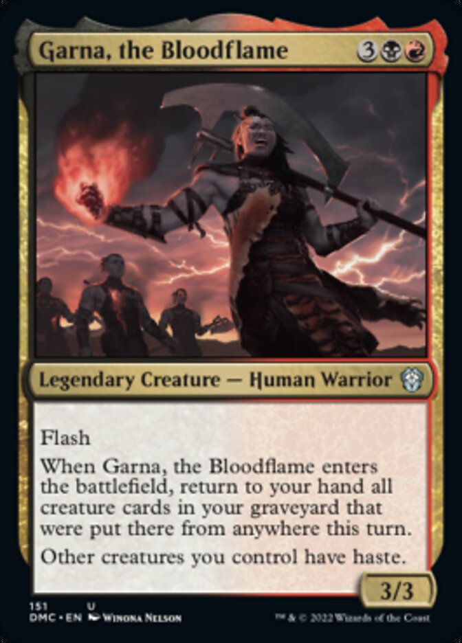 Garna, the Bloodflame [Dominaria United Commander] | Yard's Games Ltd