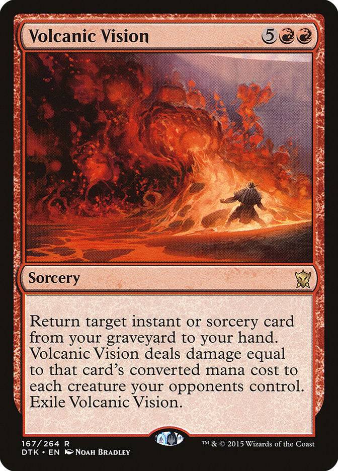 Volcanic Vision [Dragons of Tarkir] | Yard's Games Ltd