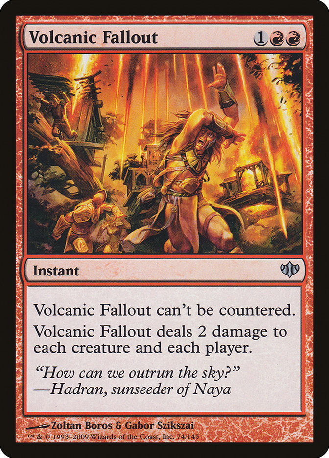 Volcanic Fallout [Conflux] | Yard's Games Ltd