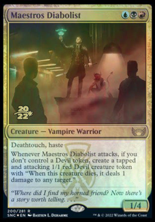 Maestros Diabolist [Streets of New Capenna Prerelease Promos] | Yard's Games Ltd