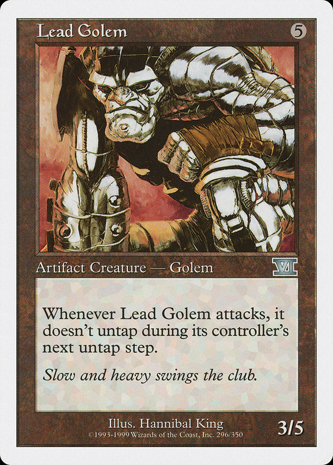 Lead Golem [Classic Sixth Edition] | Yard's Games Ltd