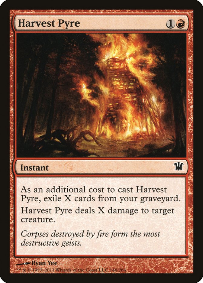 Harvest Pyre [Innistrad] | Yard's Games Ltd