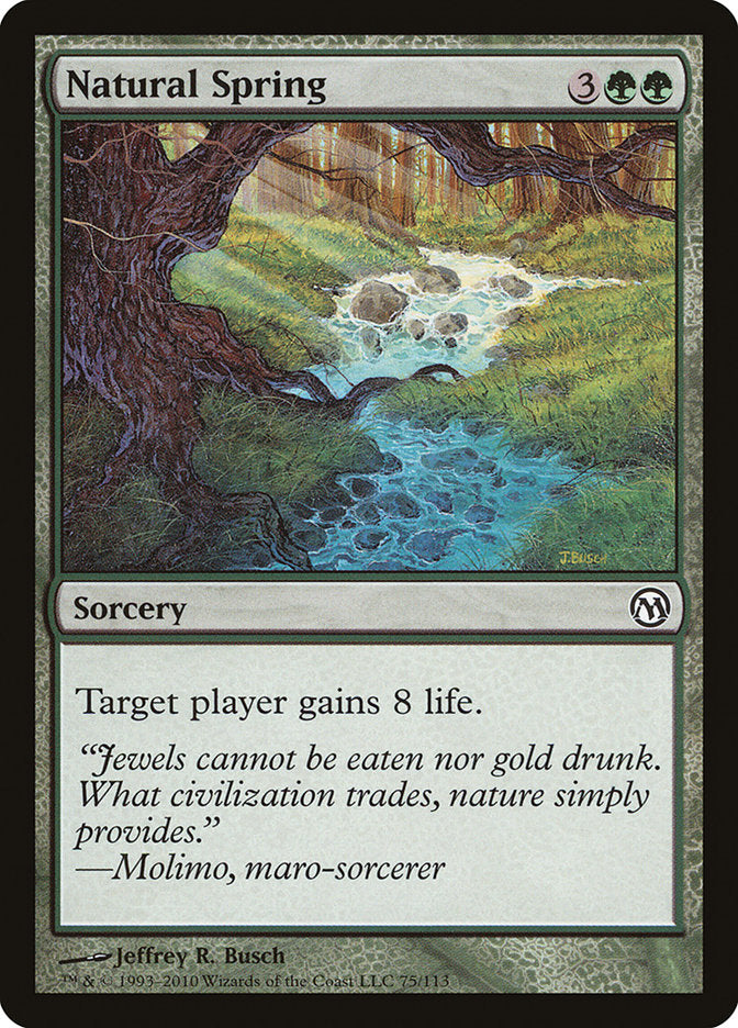 Natural Spring [Duels of the Planeswalkers] | Yard's Games Ltd