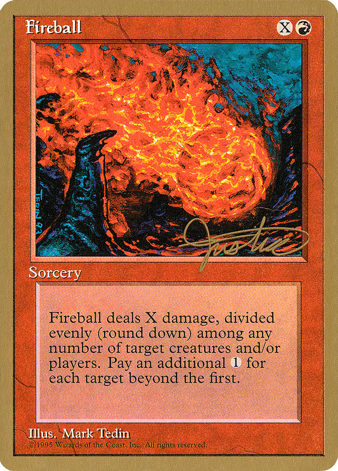 Fireball (Mark Justice) [Pro Tour Collector Set] | Yard's Games Ltd