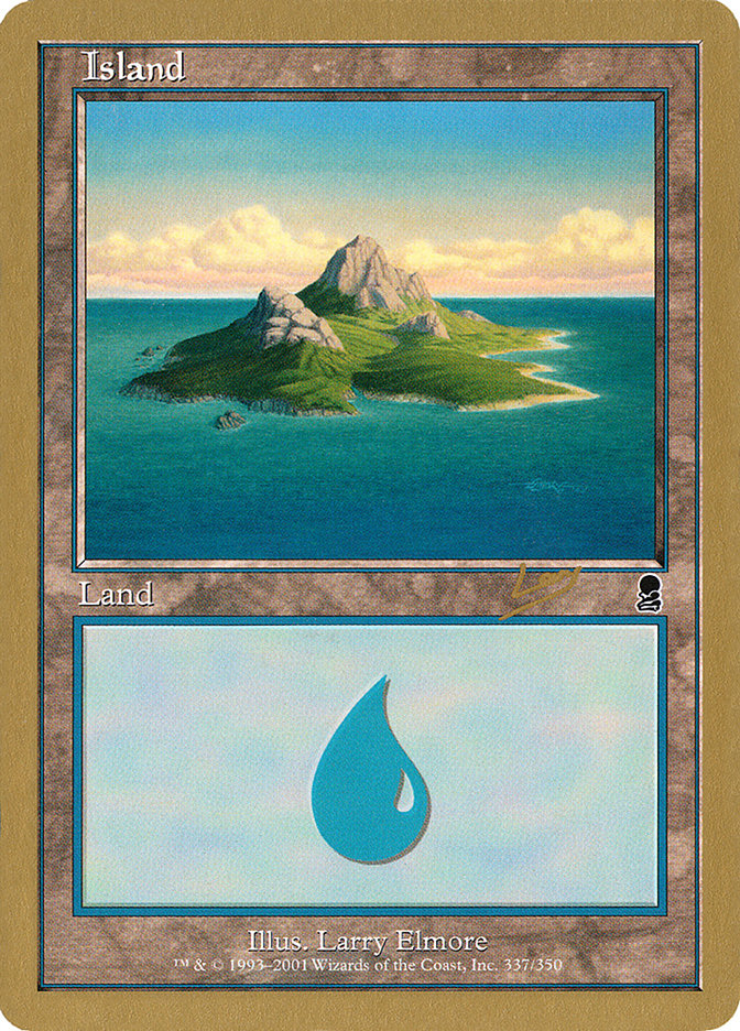 Island (rl337) (Raphael Levy) [World Championship Decks 2002] | Yard's Games Ltd