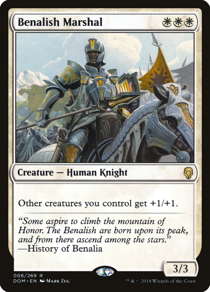 Benalish Marshal [Dominaria] | Yard's Games Ltd