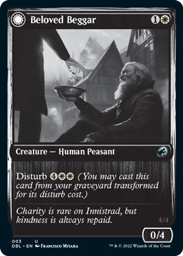 Beloved Beggar // Generous Soul [Innistrad: Double Feature] | Yard's Games Ltd