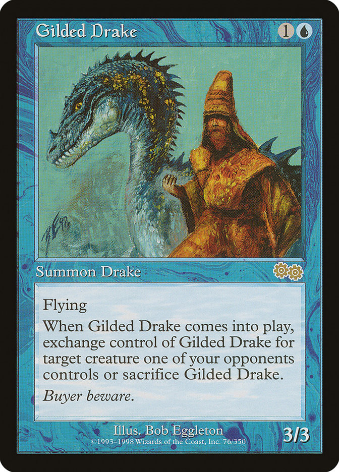 Gilded Drake [Urza's Saga] | Yard's Games Ltd