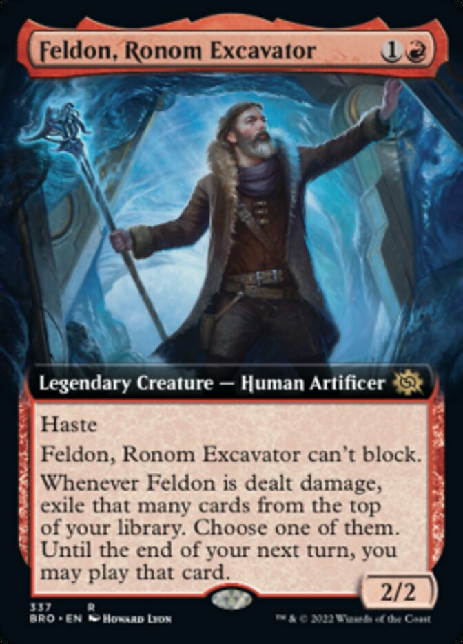 Feldon, Ronom Excavator (Extended Art) [The Brothers' War] | Yard's Games Ltd