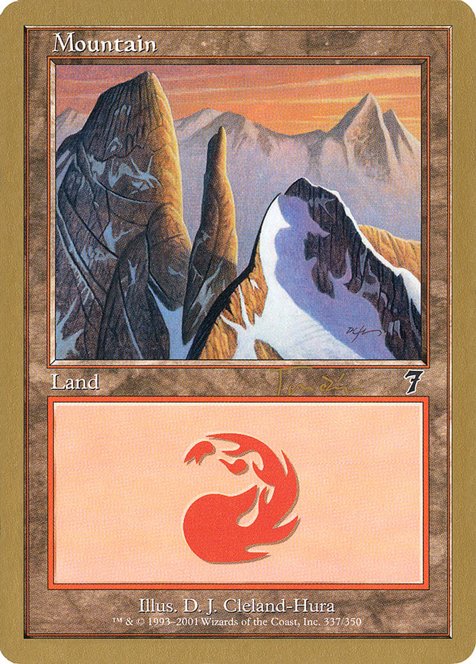 Mountain (jt337) (Jan Tomcani) [World Championship Decks 2001] | Yard's Games Ltd