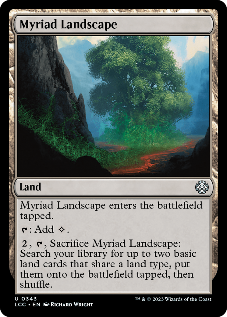 Myriad Landscape [The Lost Caverns of Ixalan Commander] | Yard's Games Ltd