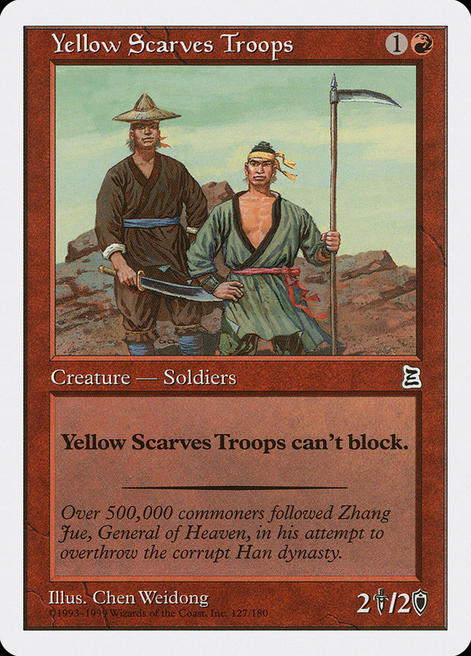 Yellow Scarves Troops [Portal Three Kingdoms] | Yard's Games Ltd