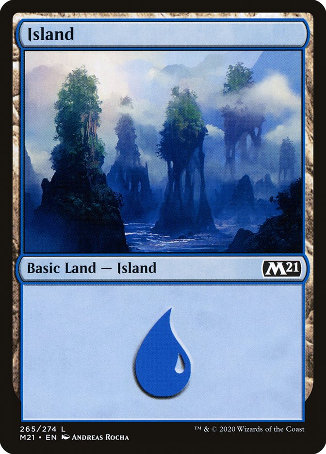 Island (265) [Core Set 2021] | Yard's Games Ltd