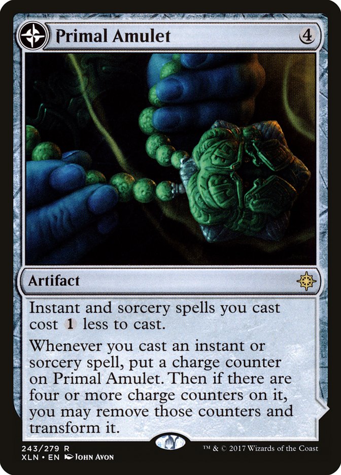 Primal Amulet // Primal Wellspring [Ixalan] | Yard's Games Ltd