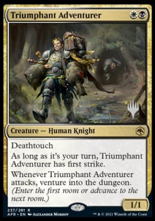 Triumphant Adventurer (Promo Pack) [Dungeons & Dragons: Adventures in the Forgotten Realms Promos] | Yard's Games Ltd