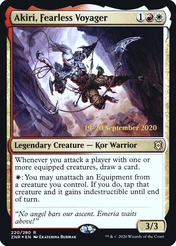 Akiri, Fearless Voyager [Zendikar Rising Prerelease Promos] | Yard's Games Ltd