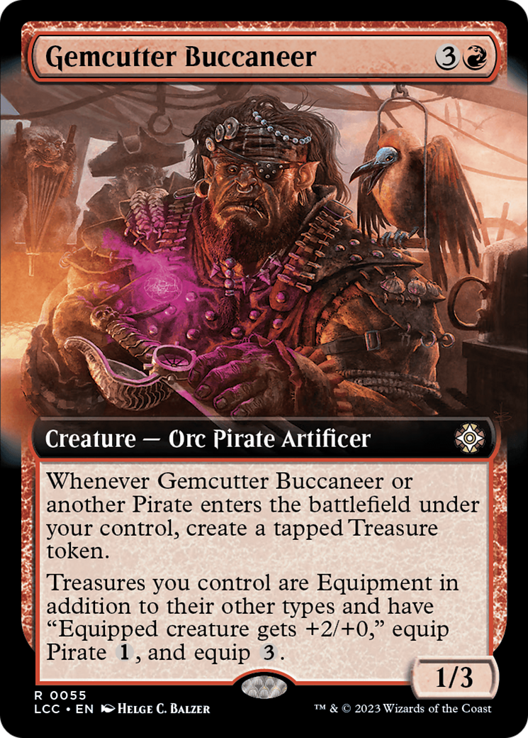 Gemcutter Buccaneer (Extended Art) [The Lost Caverns of Ixalan Commander] | Yard's Games Ltd