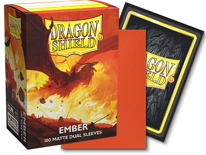 Dragon Shield: Standard 100ct Sleeves - Ember (Dual Matte) | Yard's Games Ltd