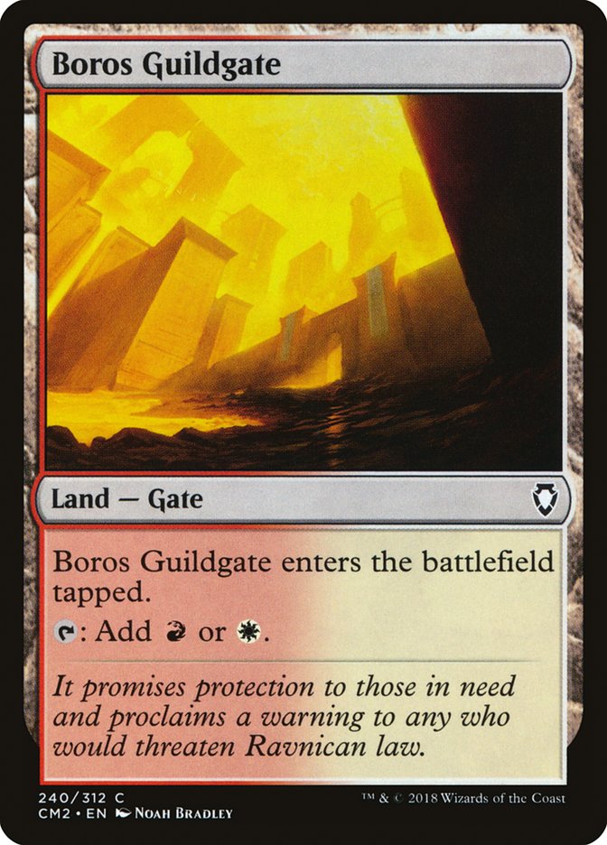 Boros Guildgate [Commander Anthology Volume II] | Yard's Games Ltd