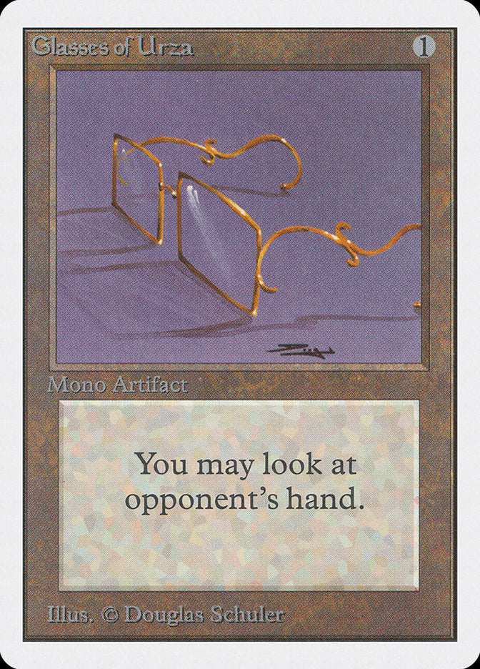 Glasses of Urza [Unlimited Edition] | Yard's Games Ltd