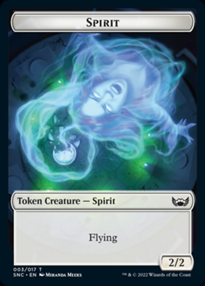 Spirit Token [Streets of New Capenna Tokens] | Yard's Games Ltd