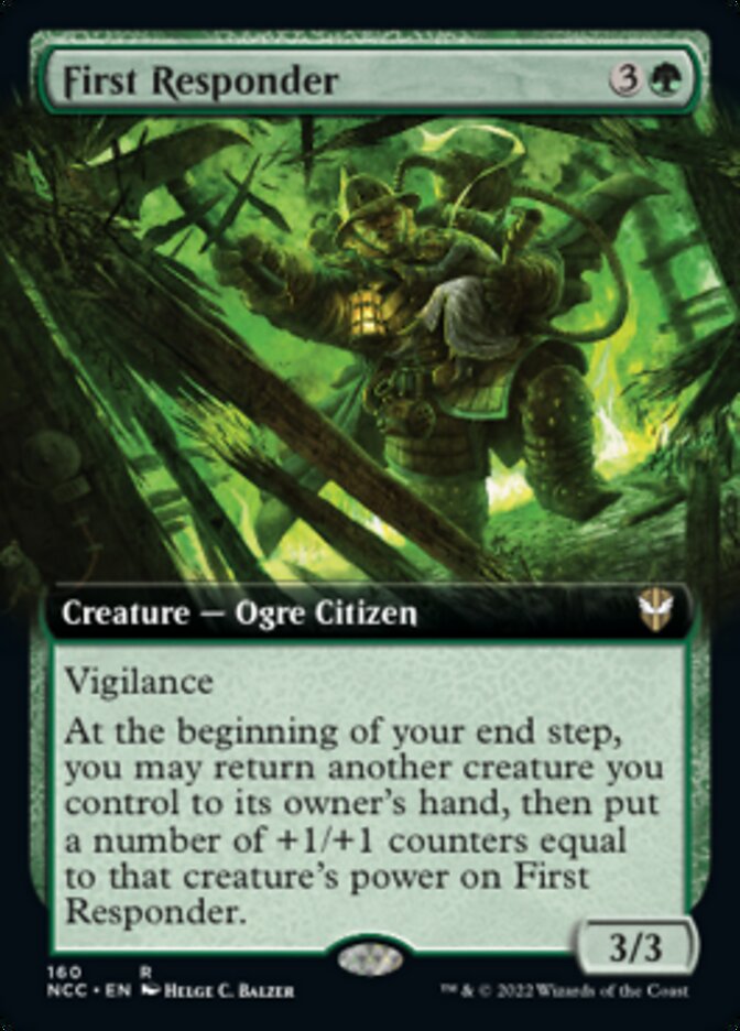 First Responder (Extended Art) [Streets of New Capenna Commander] | Yard's Games Ltd