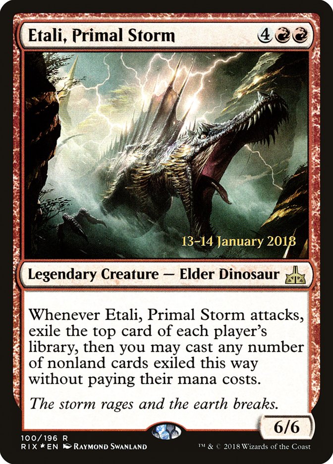 Etali, Primal Storm [Rivals of Ixalan Prerelease Promos] | Yard's Games Ltd