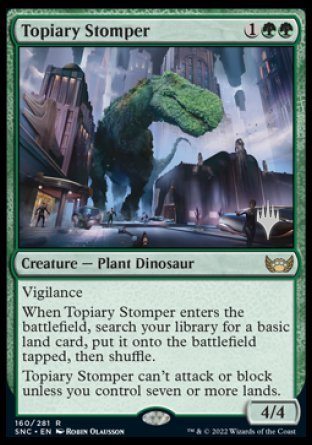 Topiary Stomper (Promo Pack) [Streets of New Capenna Promos] | Yard's Games Ltd