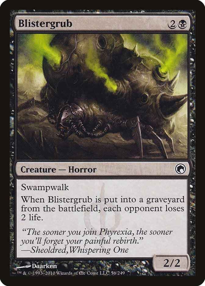 Blistergrub [Scars of Mirrodin] | Yard's Games Ltd