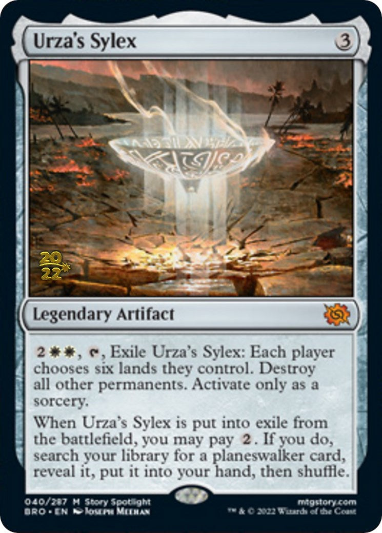 Urza's Sylex [The Brothers' War Prerelease Promos] | Yard's Games Ltd