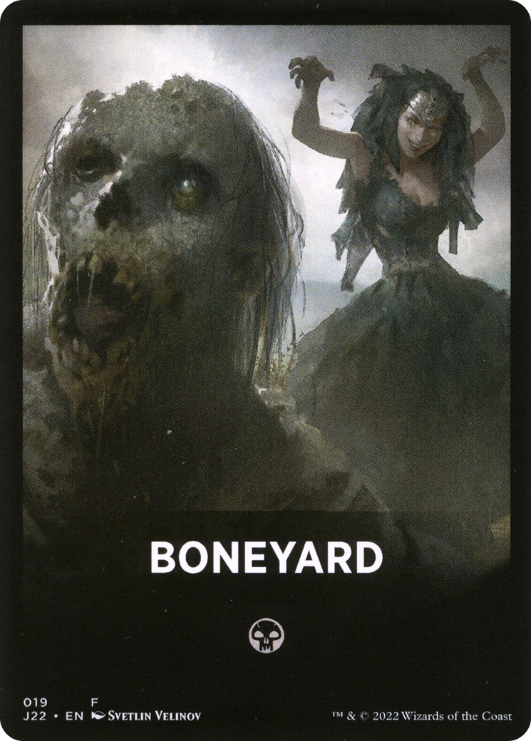 Boneyard Theme Card [Jumpstart 2022 Front Cards] | Yard's Games Ltd