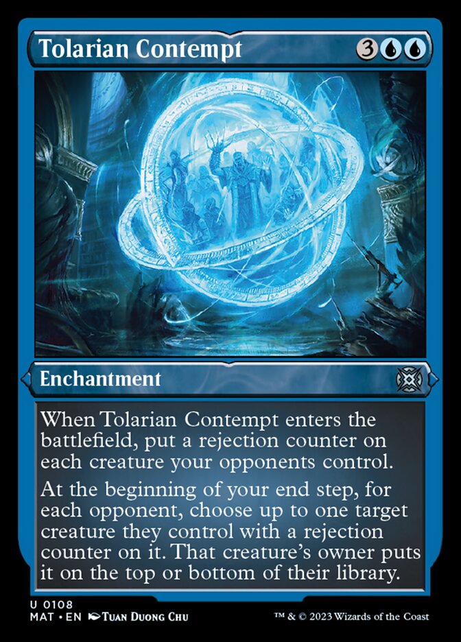 Tolarian Contempt (Foil Etched) [March of the Machine: The Aftermath] | Yard's Games Ltd