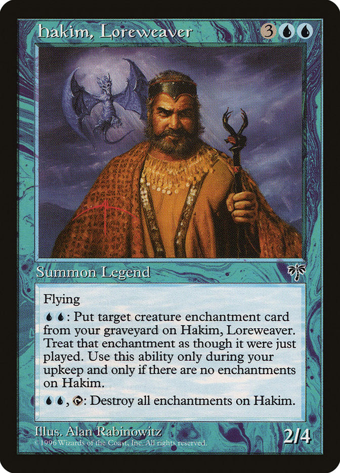 Hakim, Loreweaver [Mirage] | Yard's Games Ltd