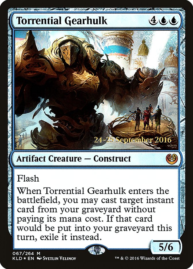 Torrential Gearhulk [Kaladesh Prerelease Promos] | Yard's Games Ltd