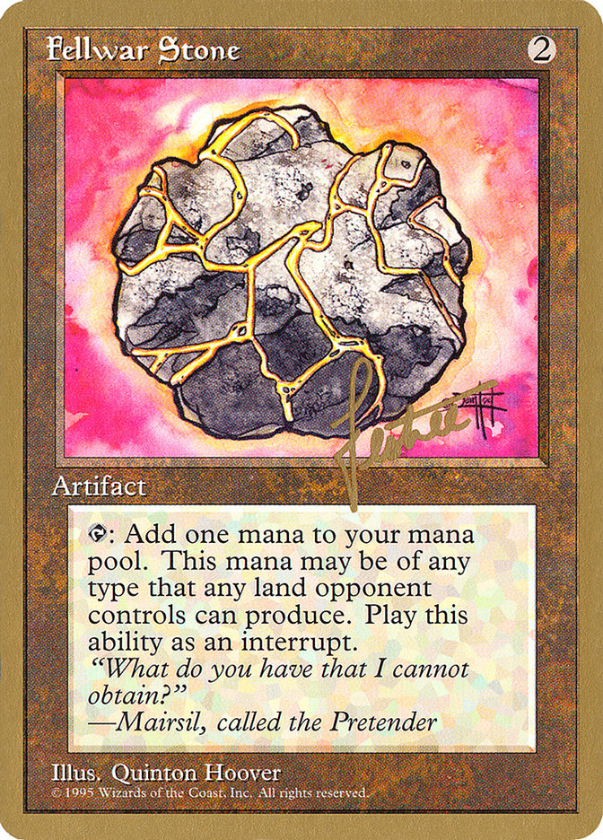 Fellwar Stone (Bertrand Lestree) [Pro Tour Collector Set] | Yard's Games Ltd