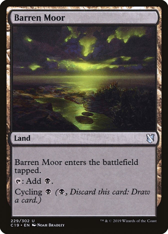 Barren Moor [Commander 2019] | Yard's Games Ltd