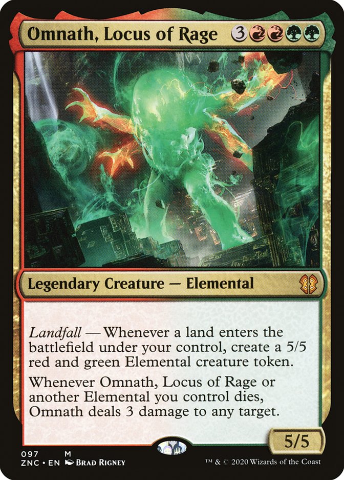 Omnath, Locus of Rage [Zendikar Rising Commander] | Yard's Games Ltd