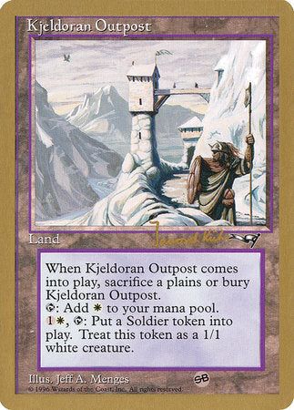 Kjeldoran Outpost - 1997 Janosch Kuhn (ALL) [World Championship Decks 1997] | Yard's Games Ltd