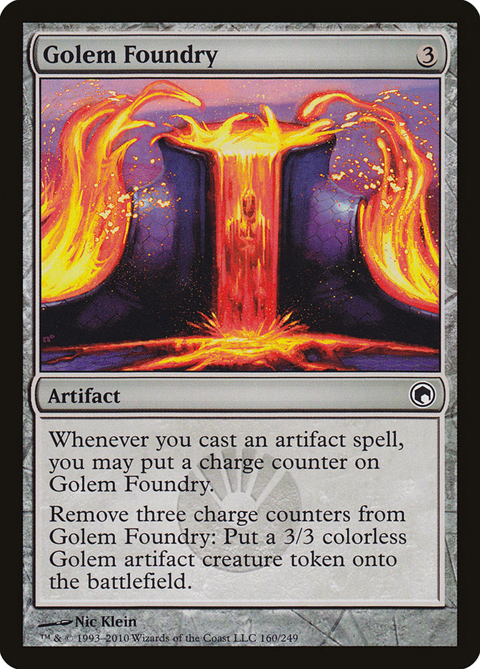 Golem Foundry [Scars of Mirrodin] | Yard's Games Ltd