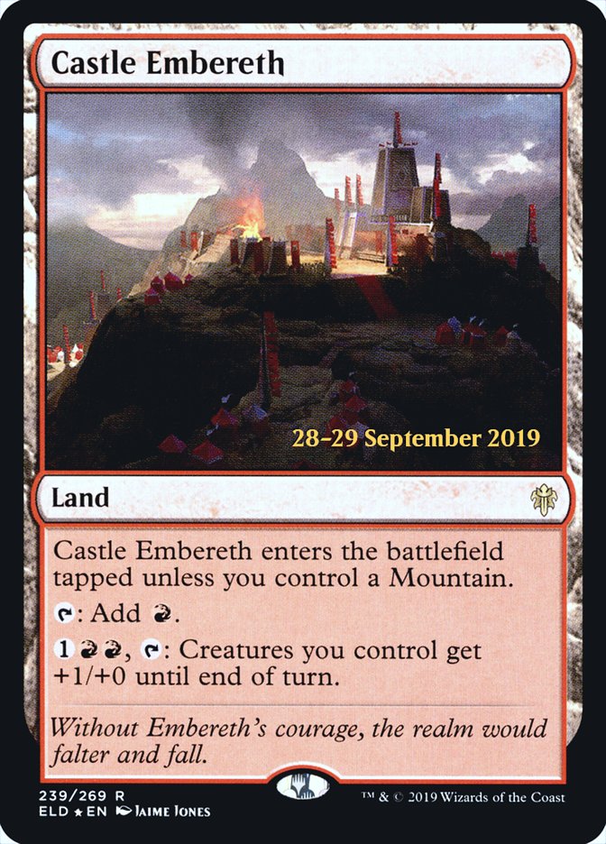 Castle Embereth [Throne of Eldraine Prerelease Promos] | Yard's Games Ltd