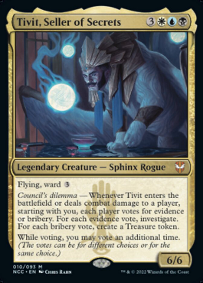 Tivit, Seller of Secrets [Streets of New Capenna Commander] | Yard's Games Ltd