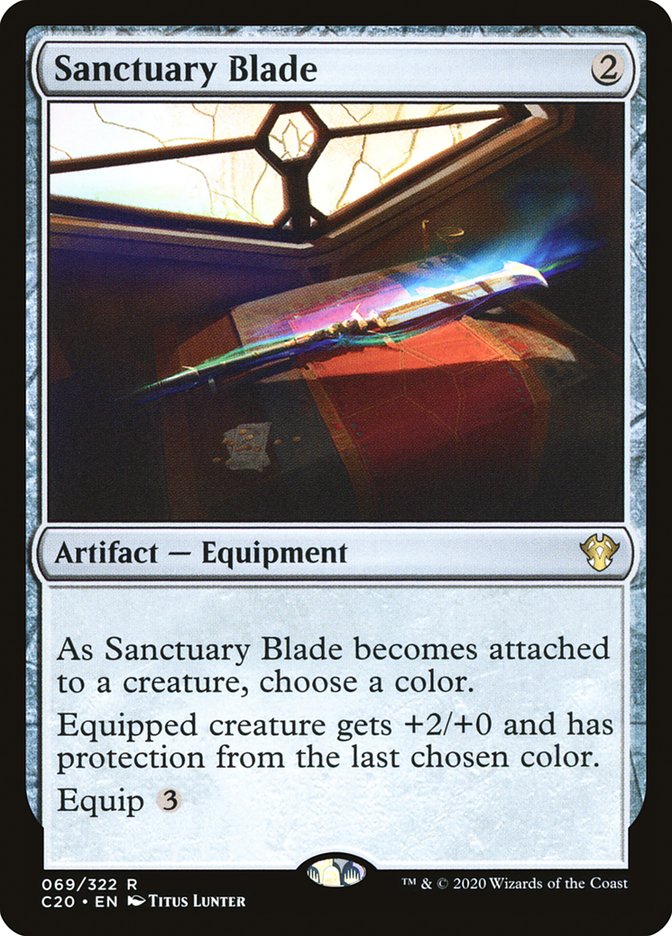 Sanctuary Blade [Commander 2020] | Yard's Games Ltd