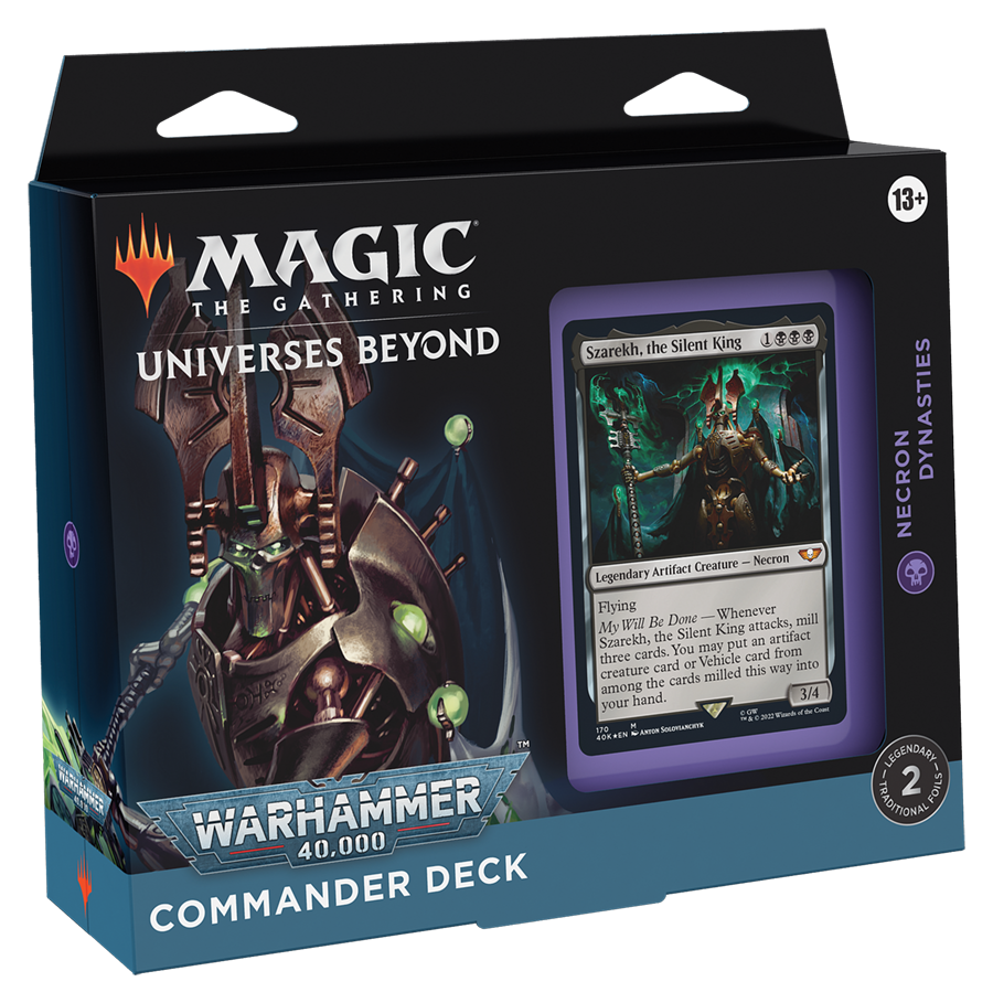 Warhammer 40,000 - Commander Deck (Necron Dynasties) | Yard's Games Ltd