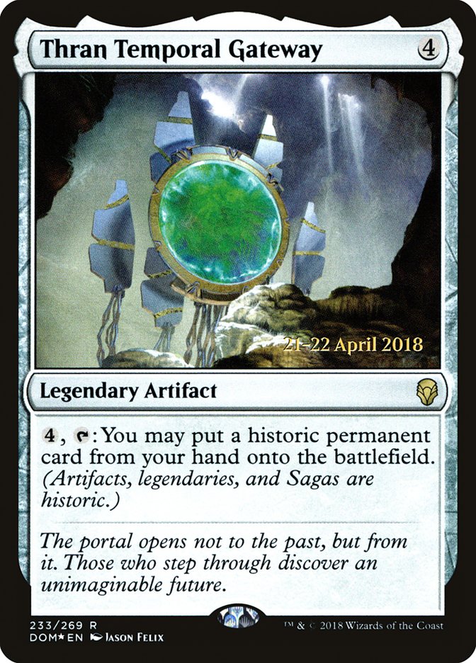 Thran Temporal Gateway [Dominaria Prerelease Promos] | Yard's Games Ltd